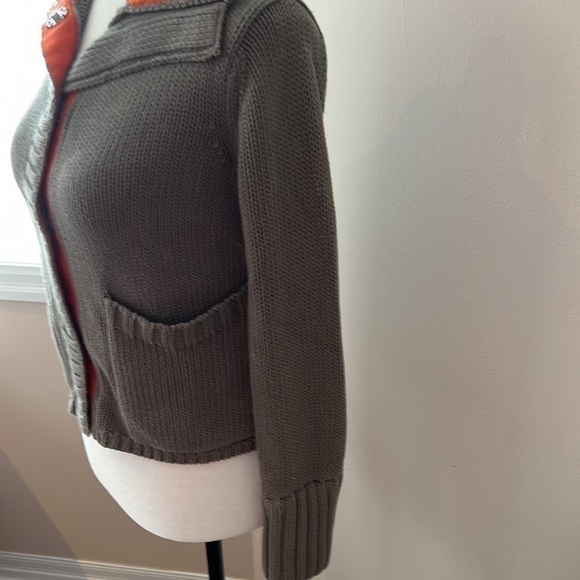 MODA International l Cotton Blend Long Sleeve Cardigan - Picture 3 of 7